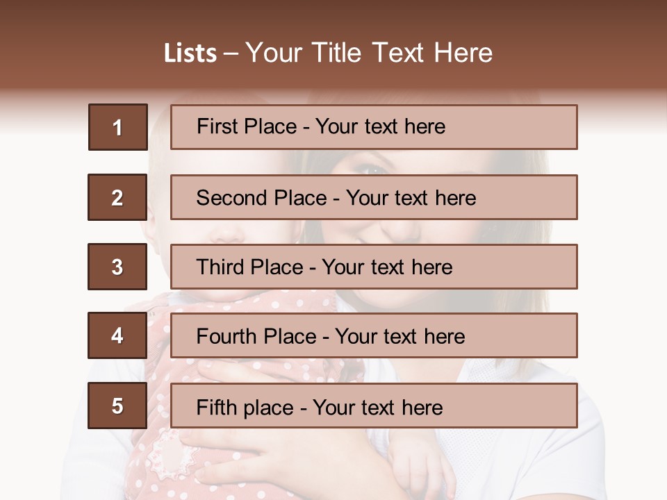 Two People Family Happiness PowerPoint Template
