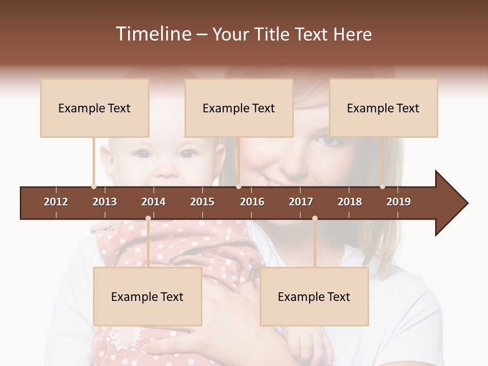 Two People Family Happiness PowerPoint Template