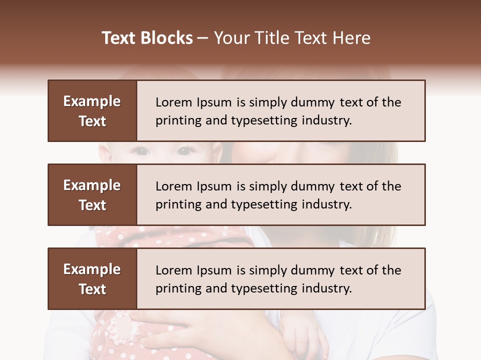 Two People Family Happiness PowerPoint Template