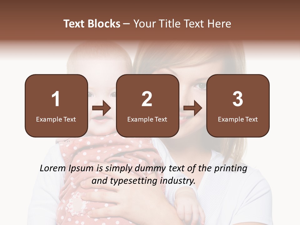 Two People Family Happiness PowerPoint Template