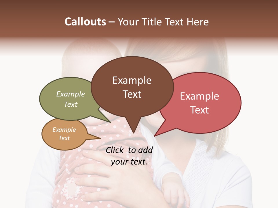 Two People Family Happiness PowerPoint Template