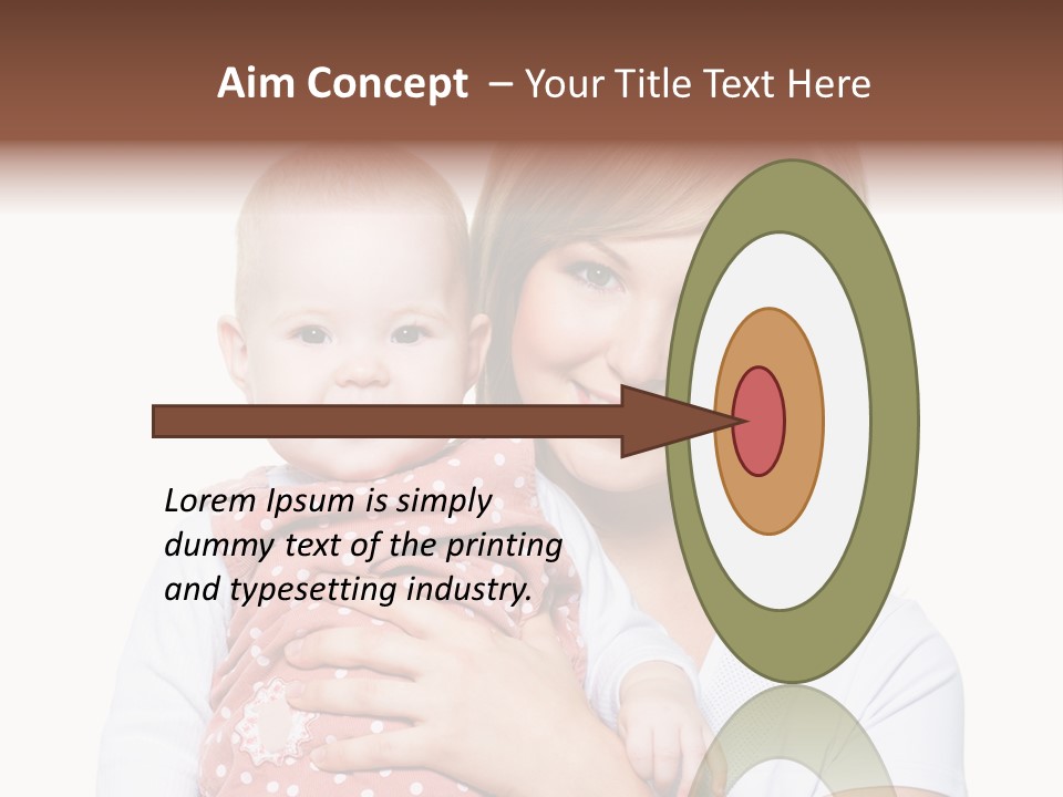 Two People Family Happiness PowerPoint Template