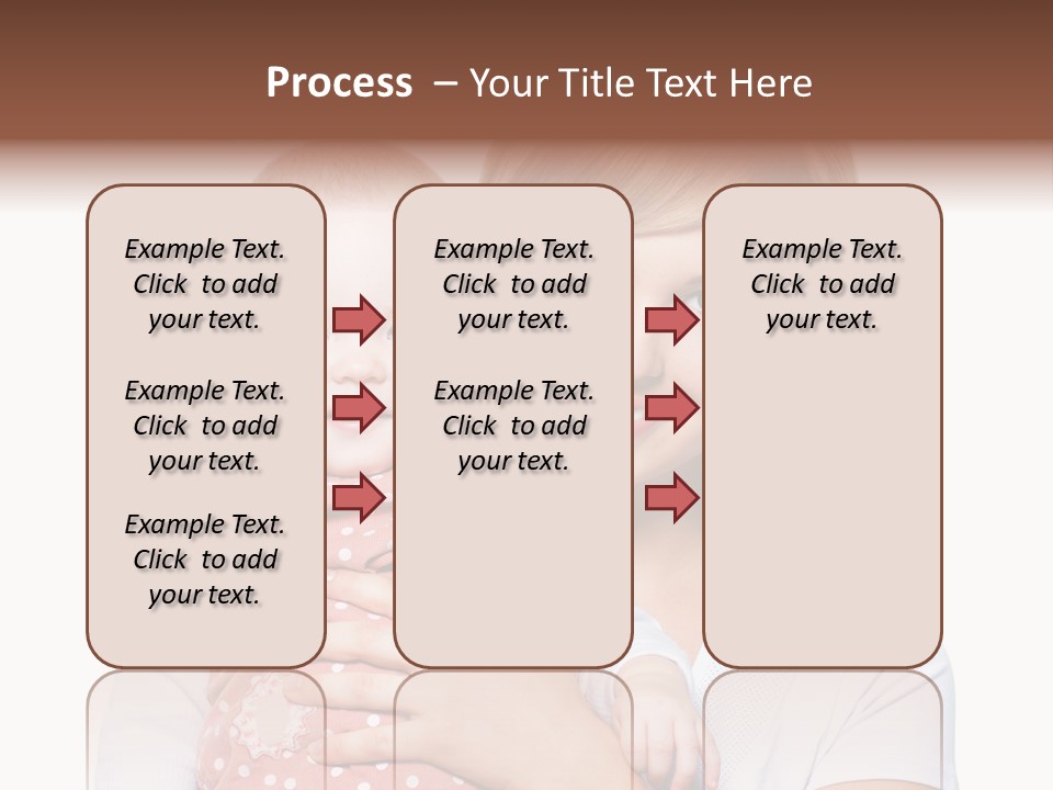 Two People Family Happiness PowerPoint Template