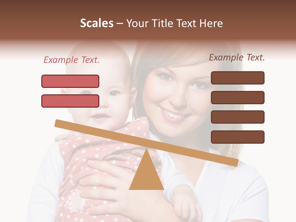 Two People Family Happiness PowerPoint Template