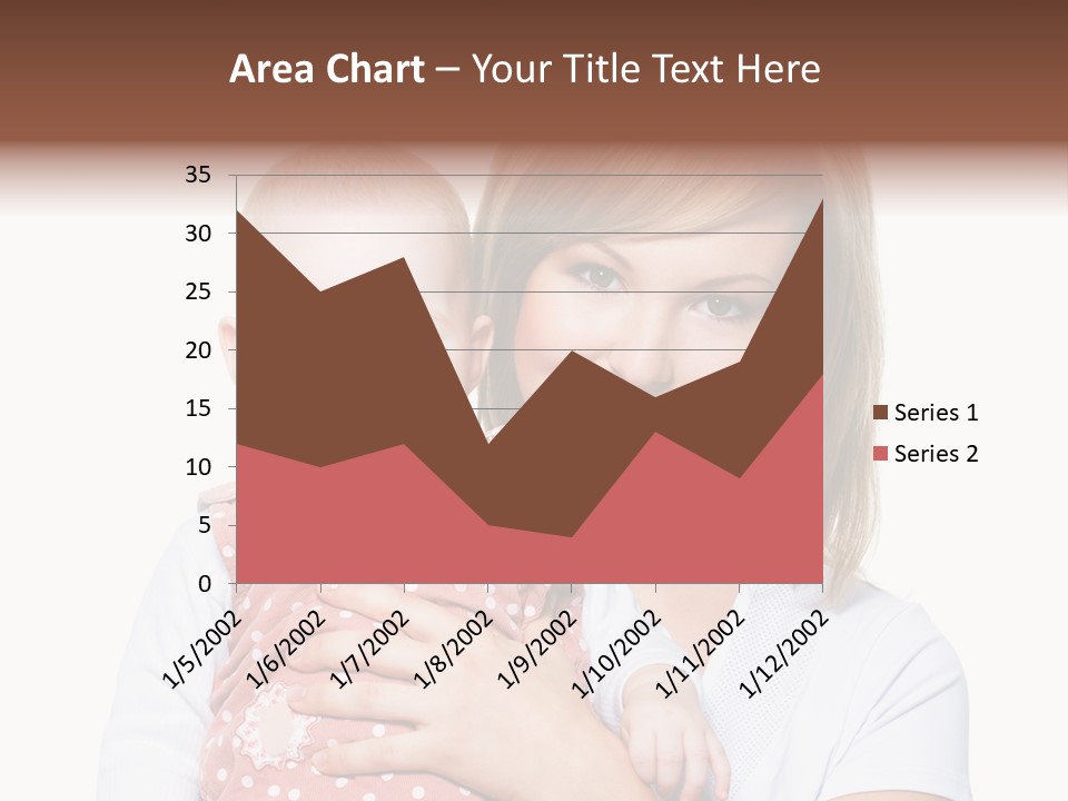 Two People Family Happiness PowerPoint Template