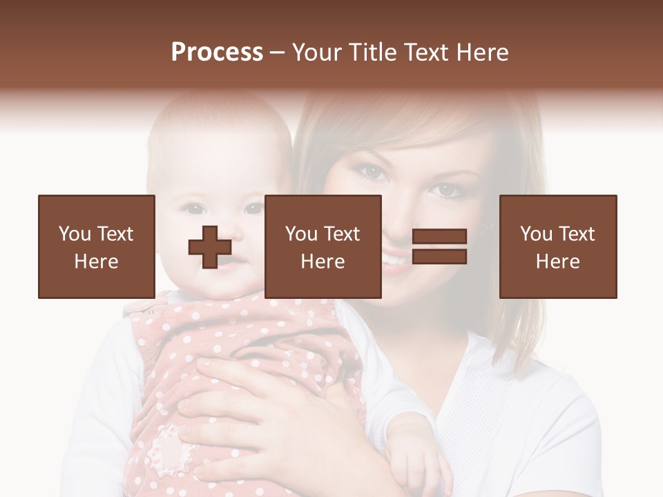 Two People Family Happiness PowerPoint Template