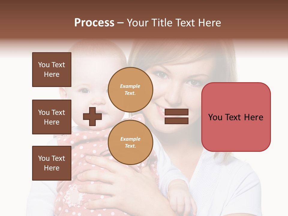 Two People Family Happiness PowerPoint Template