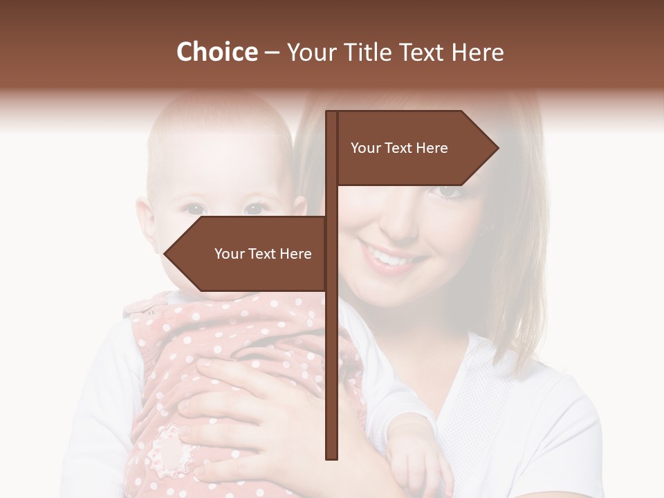 Two People Family Happiness PowerPoint Template