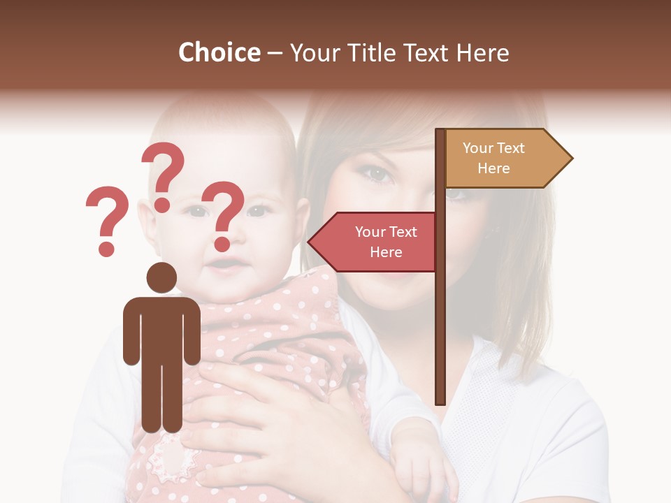 Two People Family Happiness PowerPoint Template