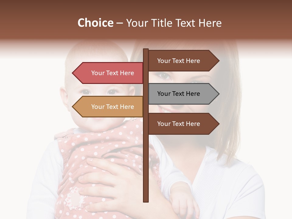 Two People Family Happiness PowerPoint Template