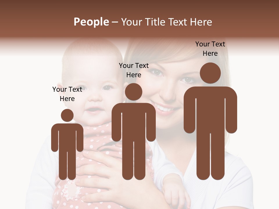 Two People Family Happiness PowerPoint Template
