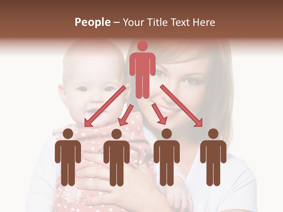 Two People Family Happiness PowerPoint Template
