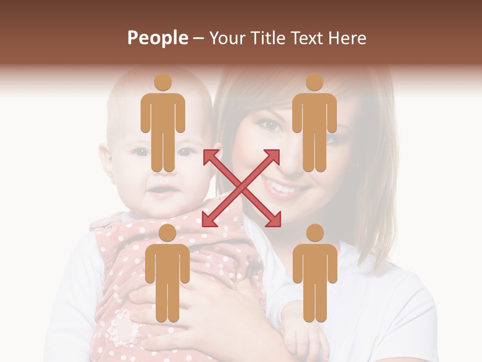 Two People Family Happiness PowerPoint Template