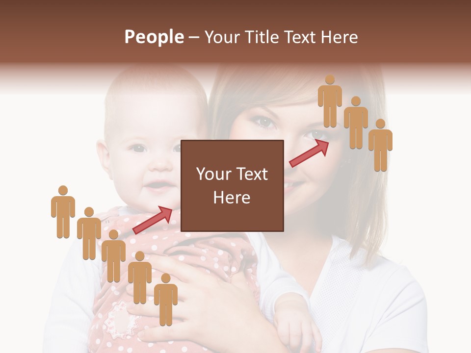 Two People Family Happiness PowerPoint Template