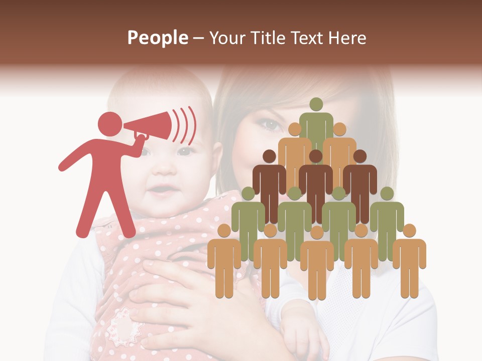 Two People Family Happiness PowerPoint Template
