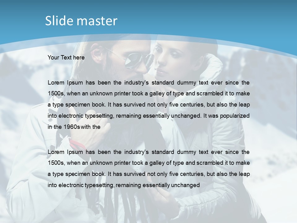 Resort Brunette Elegance PowerPoint Template