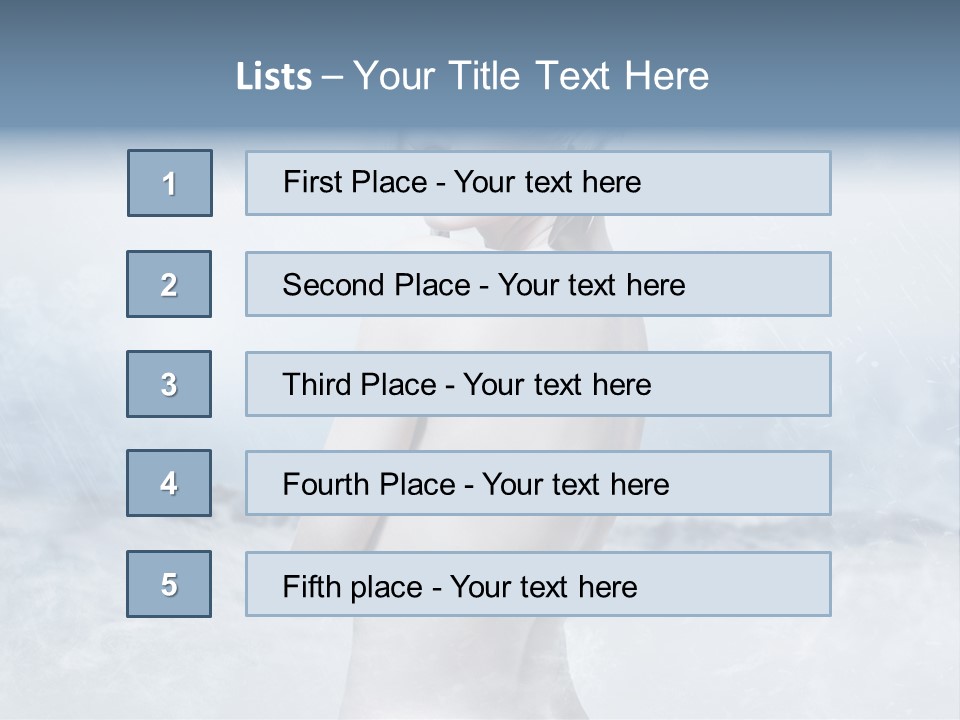 Back Snow Whiteness Snowflakes PowerPoint Template