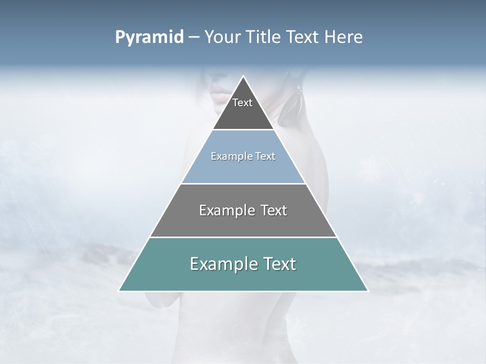 Back Snow Whiteness Snowflakes PowerPoint Template