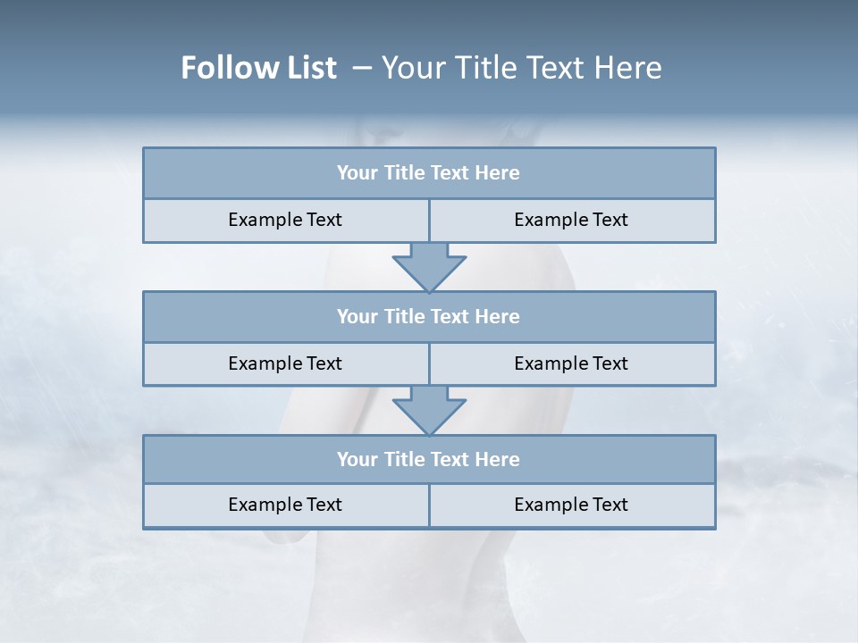 Back Snow Whiteness Snowflakes PowerPoint Template