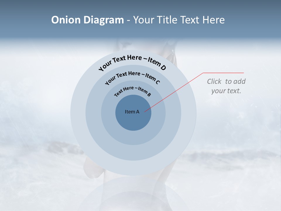 Back Snow Whiteness Snowflakes PowerPoint Template