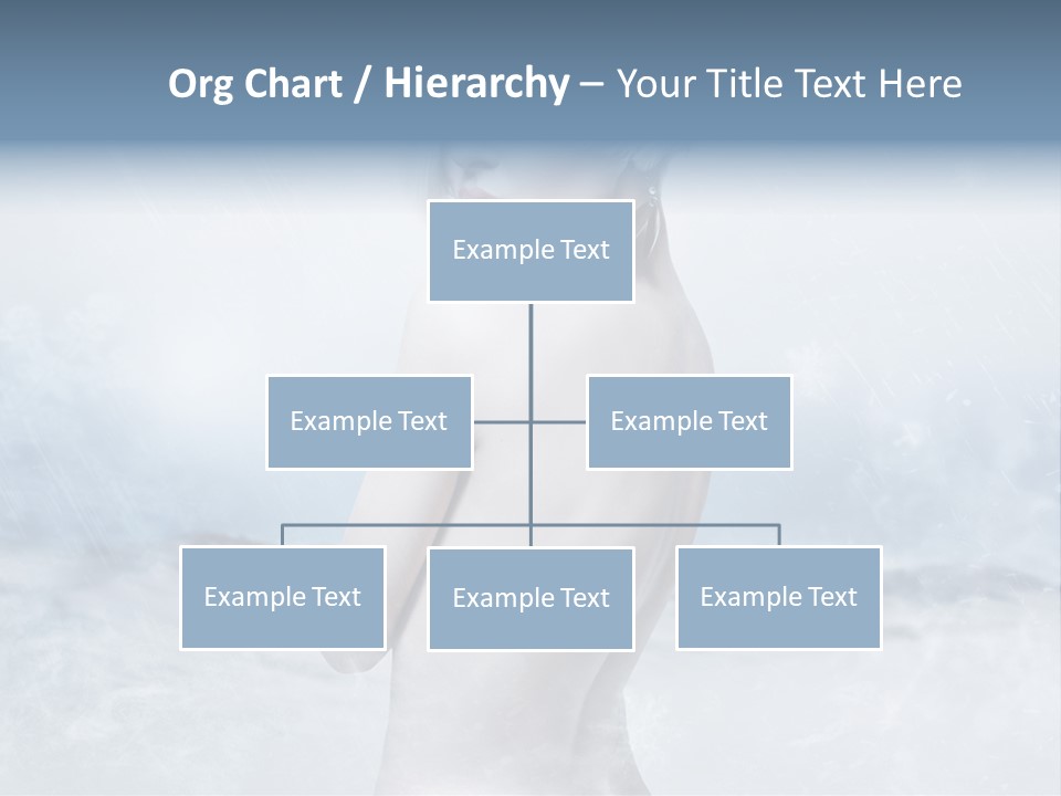 Back Snow Whiteness Snowflakes PowerPoint Template
