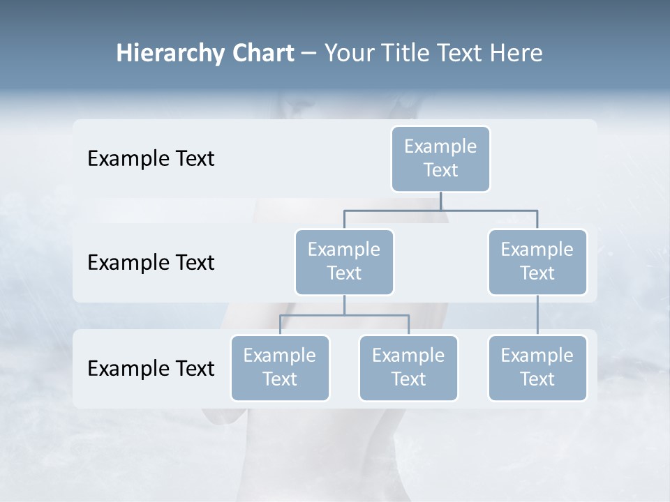 Back Snow Whiteness Snowflakes PowerPoint Template