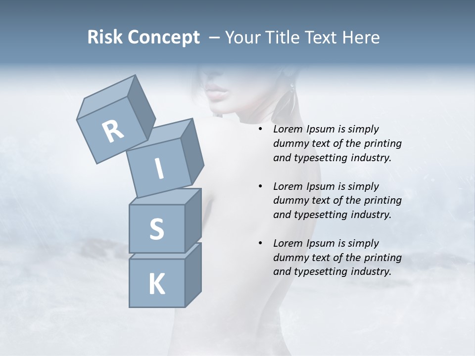 Back Snow Whiteness Snowflakes PowerPoint Template