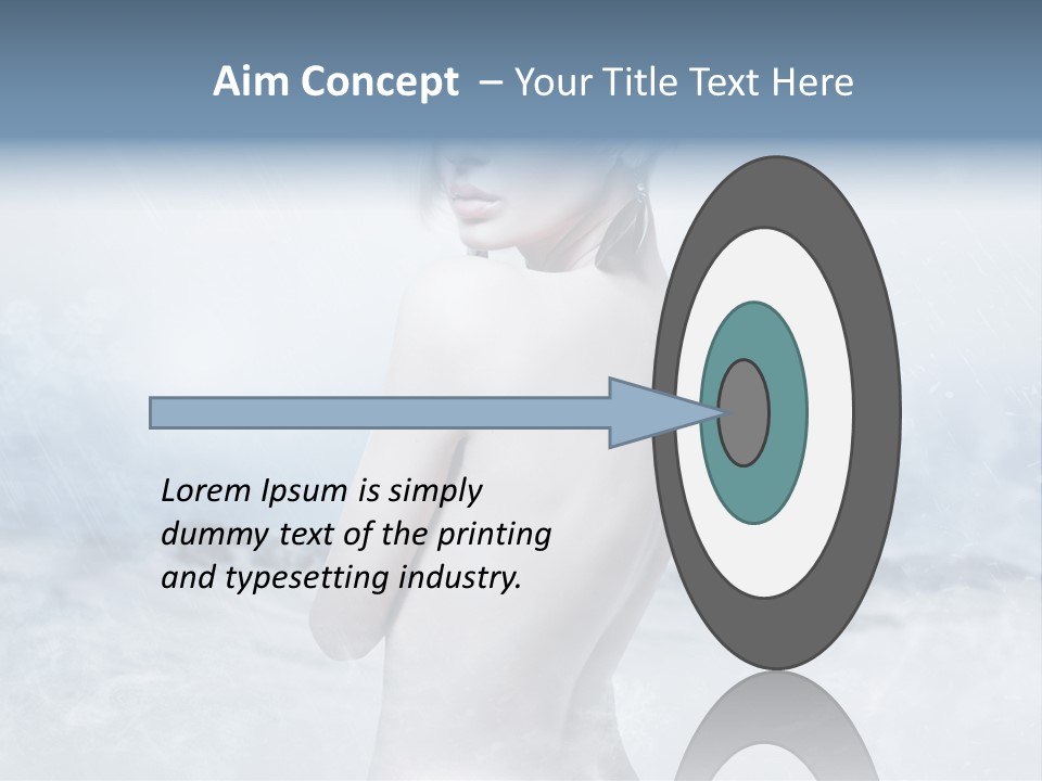 Back Snow Whiteness Snowflakes PowerPoint Template