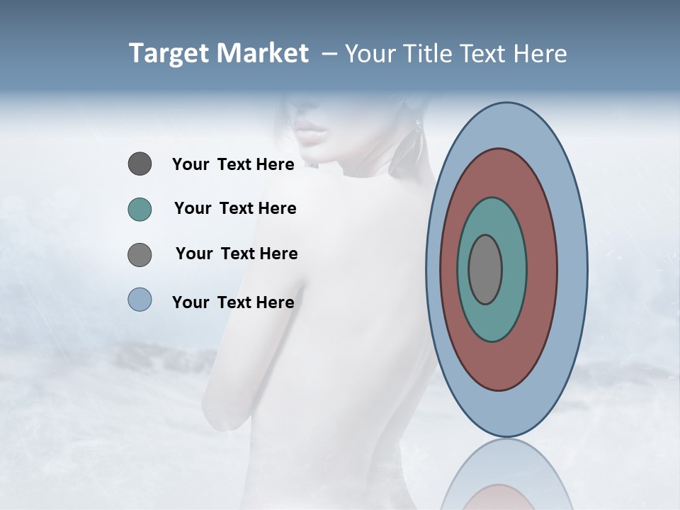 Back Snow Whiteness Snowflakes PowerPoint Template