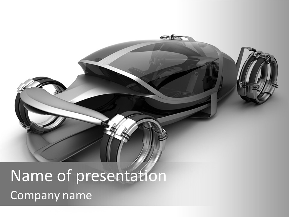 Future Steel Automobile PowerPoint Template