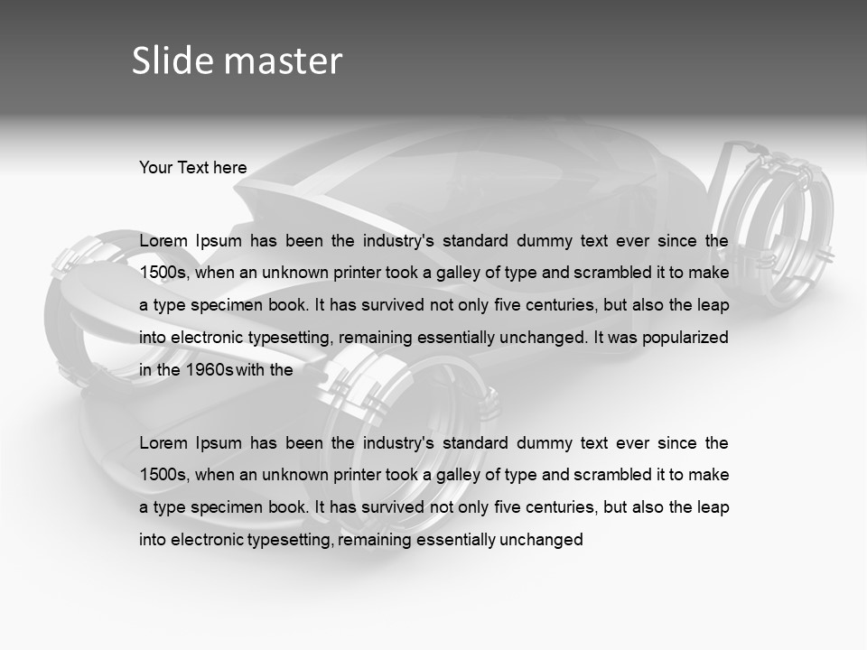 Future Steel Automobile PowerPoint Template