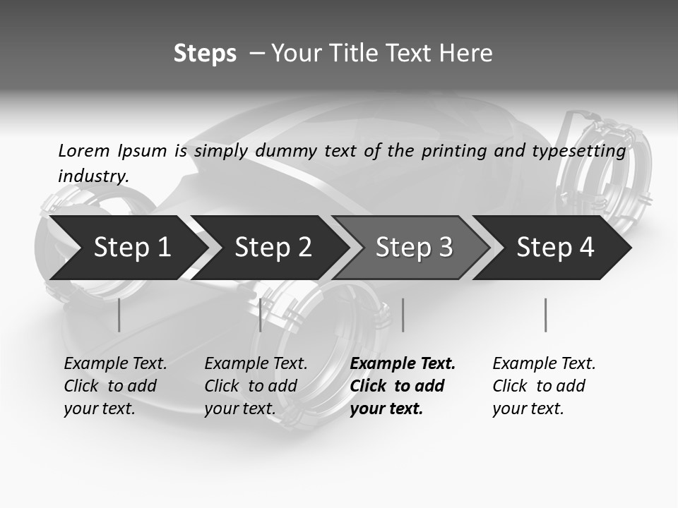 Future Steel Automobile PowerPoint Template