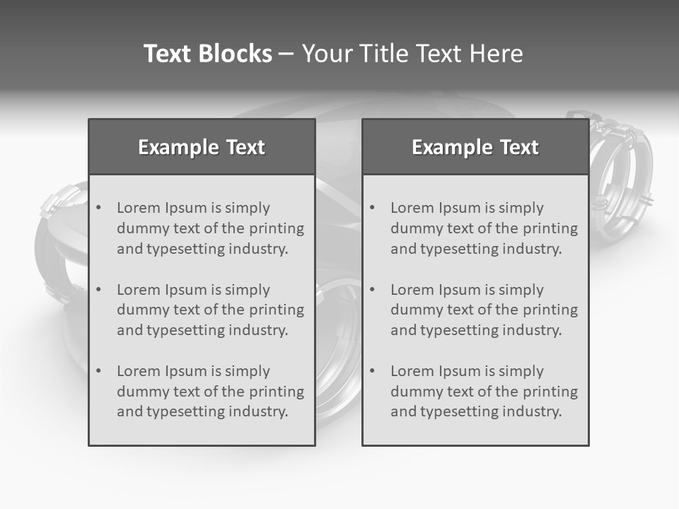 Future Steel Automobile PowerPoint Template