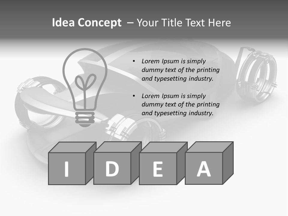 Future Steel Automobile PowerPoint Template