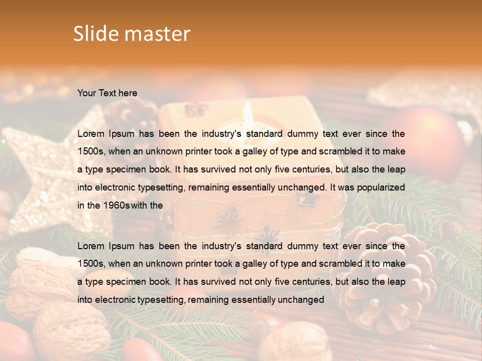 Gift Tap Nut PowerPoint Template