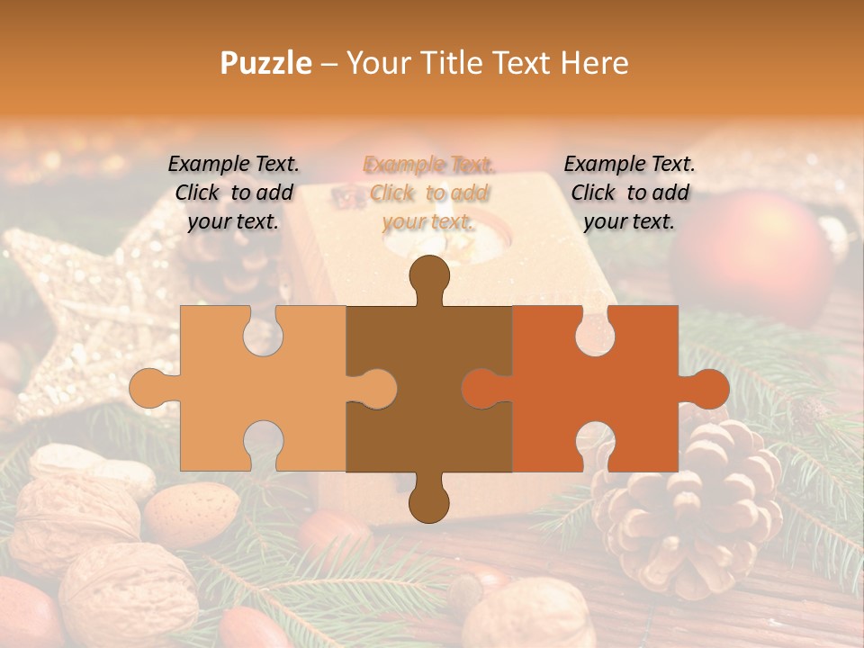 Gift Tap Nut PowerPoint Template