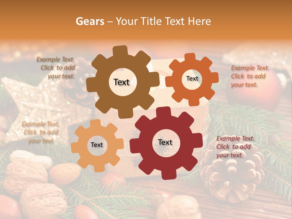 Gift Tap Nut PowerPoint Template