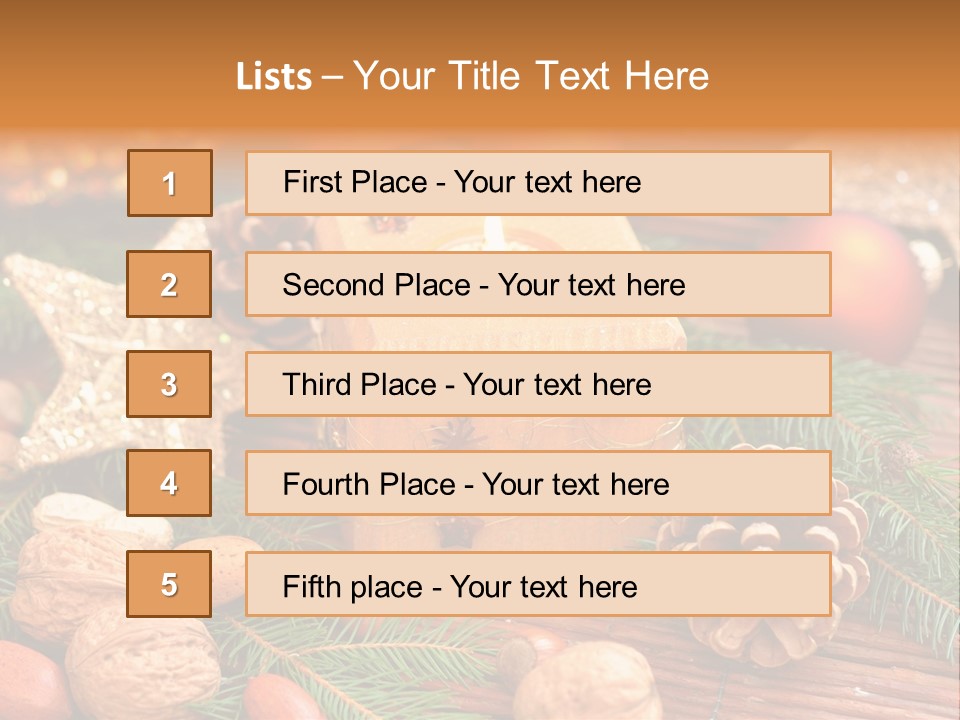 Gift Tap Nut PowerPoint Template