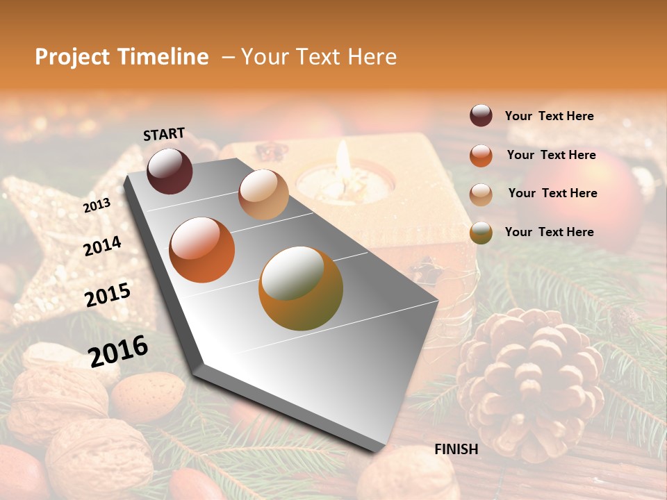 Gift Tap Nut PowerPoint Template