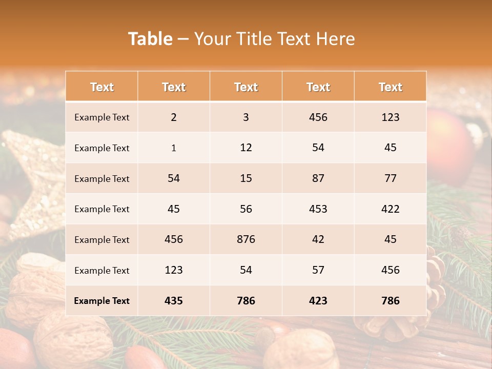 Gift Tap Nut PowerPoint Template