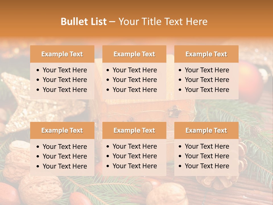 Gift Tap Nut PowerPoint Template