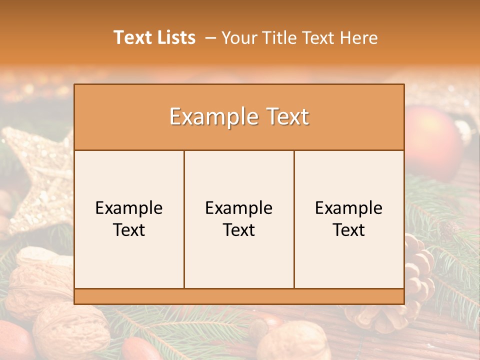 Gift Tap Nut PowerPoint Template