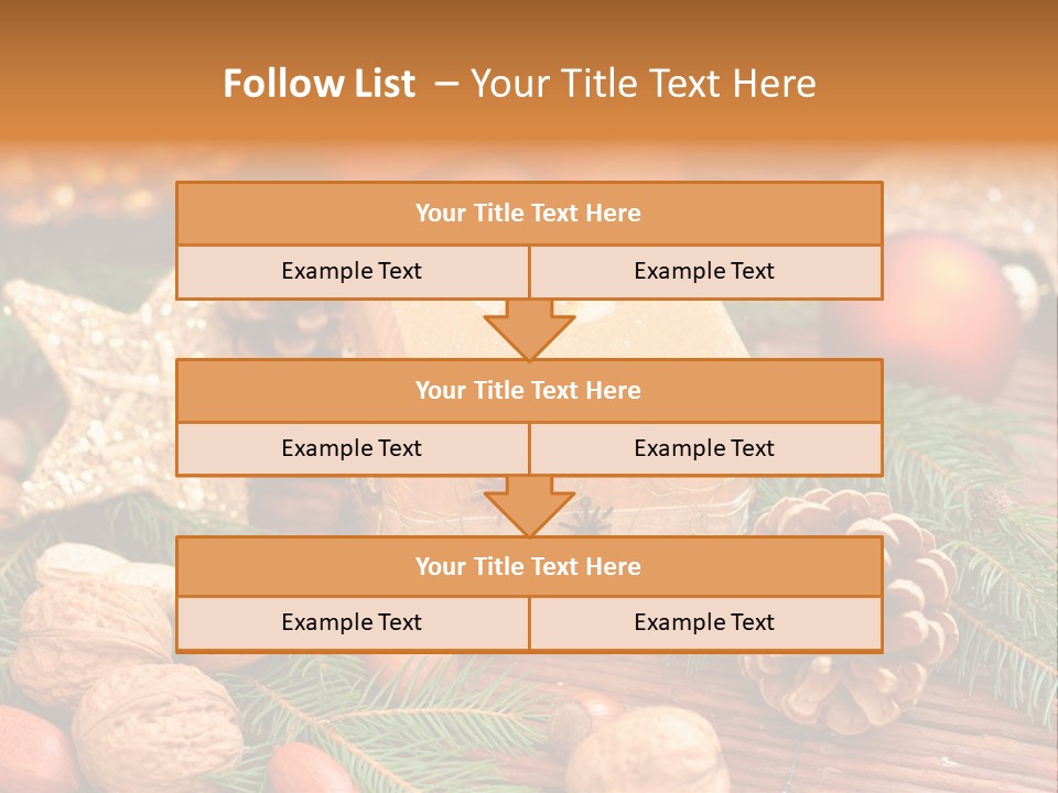 Gift Tap Nut PowerPoint Template