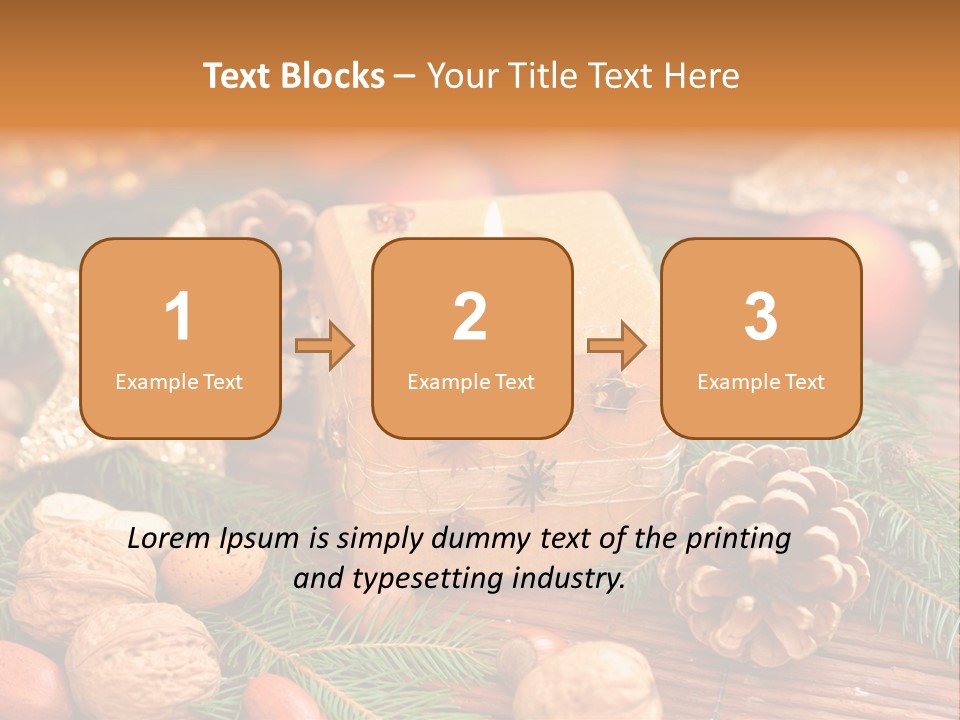 Gift Tap Nut PowerPoint Template