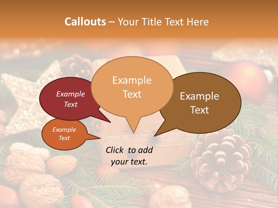 Gift Tap Nut PowerPoint Template