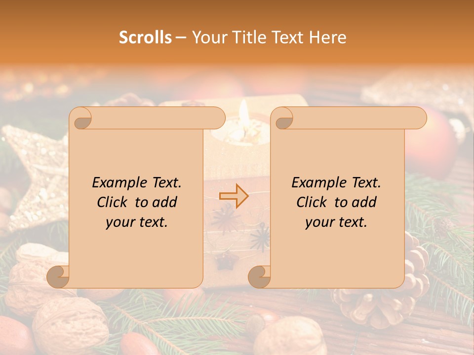Gift Tap Nut PowerPoint Template