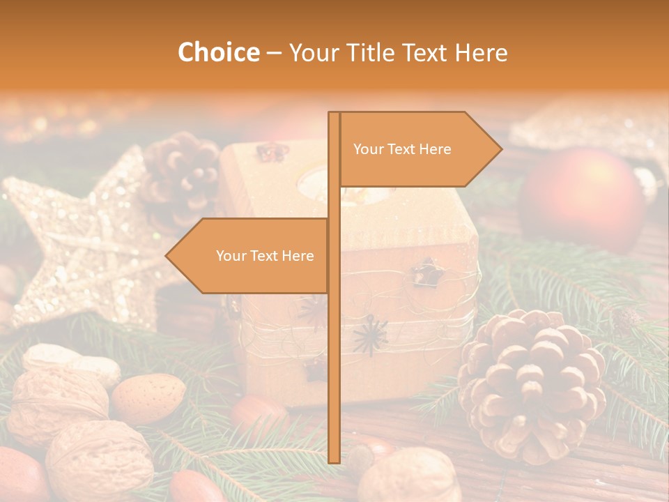 Gift Tap Nut PowerPoint Template