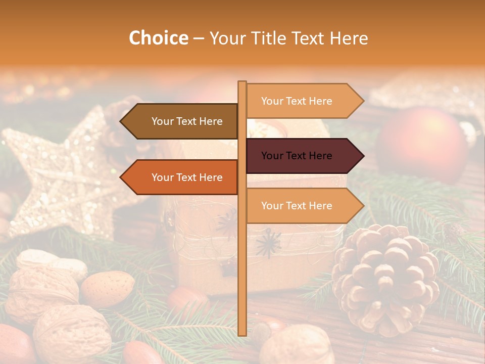 Gift Tap Nut PowerPoint Template