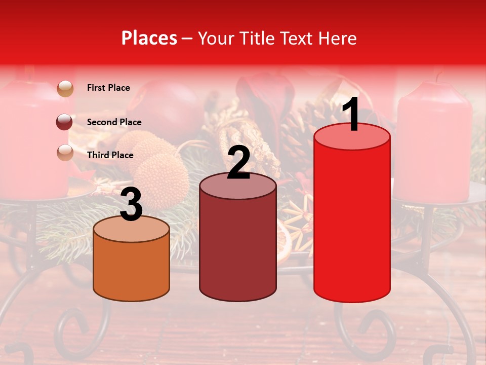 Christmas Nut Orange PowerPoint Template