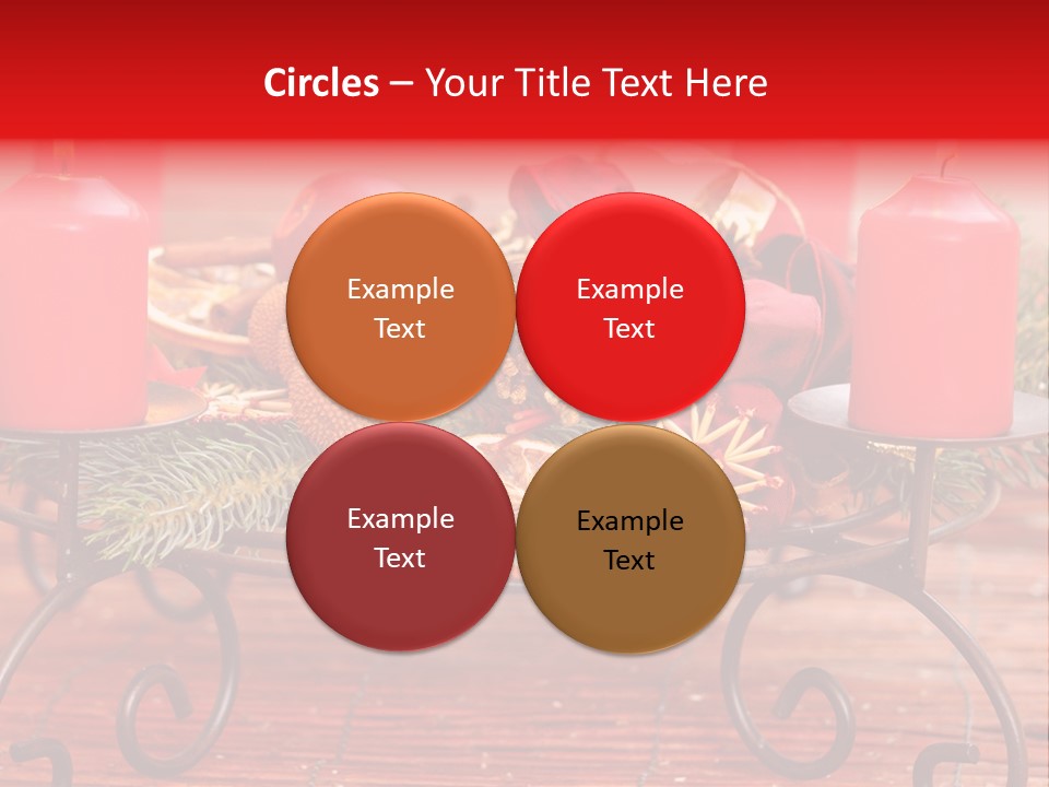 Christmas Nut Orange PowerPoint Template